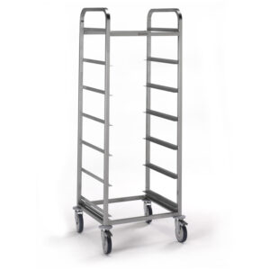 Carro con guías para cestas de vajilla. Sammic-CGC-7