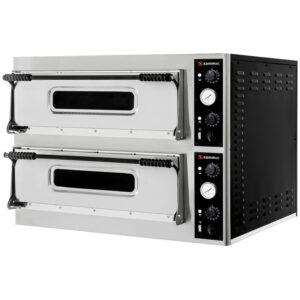 Hornos pizzeros profesionales. Sammic-PO-6+6