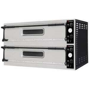 Hornos pizzeros profesionales. Sammic-PO-6+6W