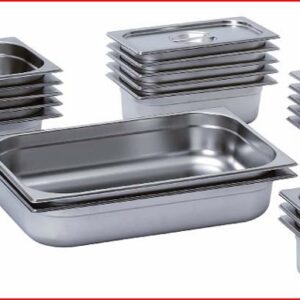 Bandejas gastronorm GN acero 201. Irimar-GN 1/1