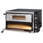 Horno de pizzas eléctrico. Irimar-BASIC-4+4 / Ø350