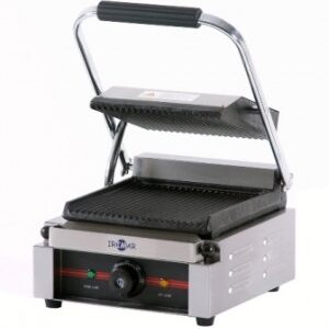 Plancha-grill placas ranurada simple. Irimar-GR-220 RR