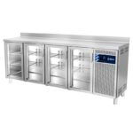 Mesa refrigerada GN 1/1. Gama 700. Puerta cristal. EDENOX-MPG-225 HC PC