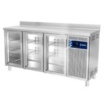 Mesa refrigerada GN 1/1. Gama 700. Puerta cristal. EDENOX-MPG-180 HC PC