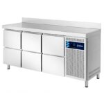 Mesa refrigerada GN, puerta + cajones. Gama 700. EDENOX-MPG-180 HC HHH