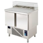 Mesa refrigerada para pizzas y ensaladas. Gama 700. EDENOX-MPGP-100-G HC