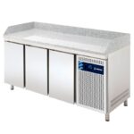 Mesa refrigerada para pizzas con granito. Gama 700. EDENOX-MPG-135 HC GR (copia)