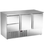 Mesa refrigerada para pizzas y ensaladas. Gama 700. EDENOX-MPG-140 NS HDD
