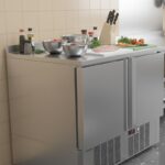 Mesa refrigerada para pizzas y ensaladas. Gama 700. EDENOX-MPG-140 NS HDD