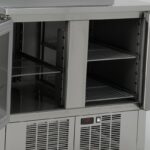 Mesa refrigerada para pizzas y ensaladas. Gama 700. EDENOX-MPG-140 NS HDD