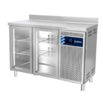 Mesa refrigerada snack, puerta de cristal. Gama 600. EDENOX-MPS-150 HC PC