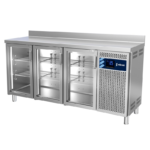 Mesa refrigerada snack, puerta de cristal. Gama 600. EDENOX-MPS-200 HC PC
