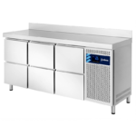 Mesa refrigerada snack, puerta + cajones. Gama 600. EDENOX-MPS-200 HC HHH