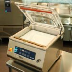 Envasadora al vacío de sobre mesa. Bomba 20 m3/h. Por sensor. Edenox-SLINE-20 2A GAS S1