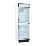 Armario refrigeración expositor blanco. Serie snack. 1 Puerta cristal. Edenox-NLK-302 S1