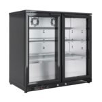 Expositor refrigerado horizontal con puertas de cristal batiente. Edenox-ETB-90 S1