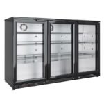 Expositor refrigerado horizontal con puertas de cristal batiente. Edenox-ETB-135 S1