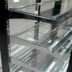 Vitrina refrigerada expositora para pastelería Cristal recto negra. Edenox-VERA-1200 R S1