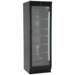 Armario refrigeración expositor negro. Serie snack. 1 Puerta cristal. Edenox-APE-451-C BLACK