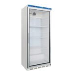 Armario refrigeración blanco. Serie snack. Puerta cristal Edenox- APS-651-C