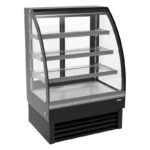Vitrina refrigerada expositora para pastelería negra. Edenox-VERA-900 C S1