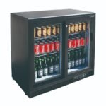 Expositor refrigerado horizontal con puertas de cristal corredera. Edenox-ETB-90 CC S1