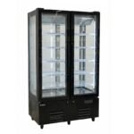 Armario refrigerado expositor para pastelería  negro. Edenox-VERSO-800-S1
