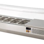Vitrinas refrigeradas para pizzas, ensaladas, tapas y sushi. Edenox-EIV-135 HC